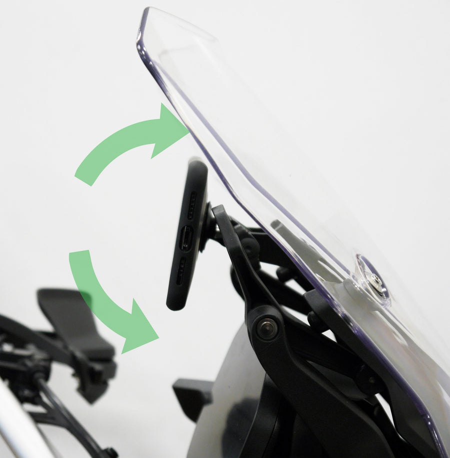 BMW F 900 XR [ab 2025] - SP Connect Navigationshalter oben
