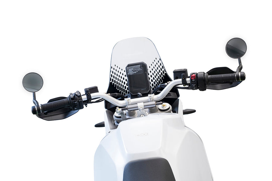Ducati DesertX [2022–2025] - Retro-Lenkerendenspiegel für Original-Handprotektoren
