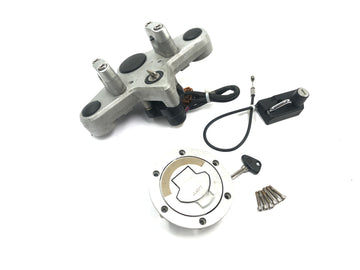 BMW R 1150 R R21 [2001] - Lock set with upper fork bridge, ignition lock, tank cap key