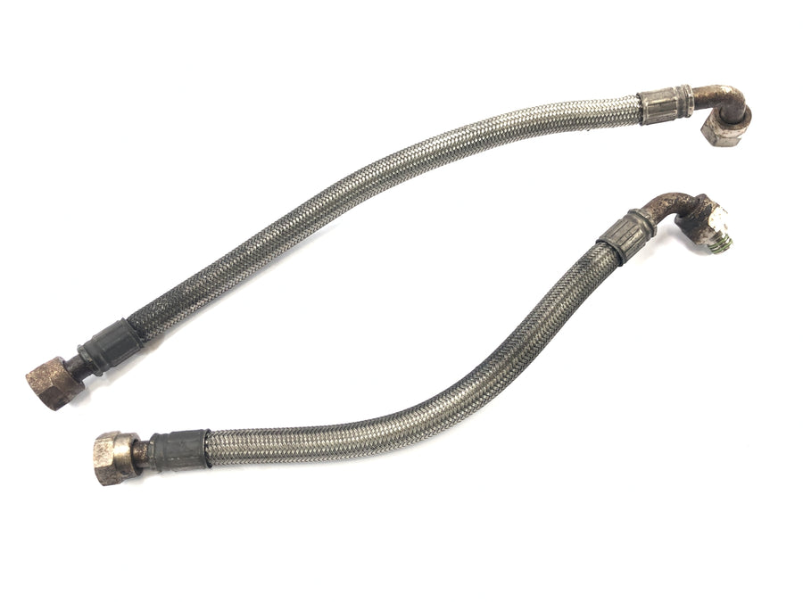 Moto Guzzi 1200 Sport [2007] - Oil line steel flex hose line pair