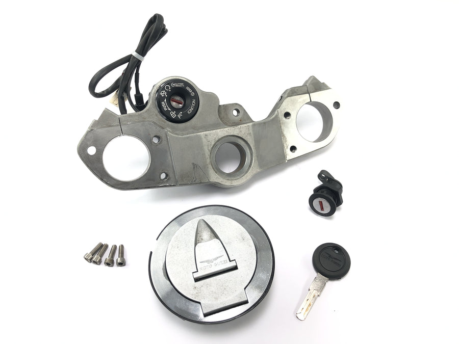 Moto Guzzi 1200 Sport [2007] - Lock set ignition lock fork bridge tank cap seat lock