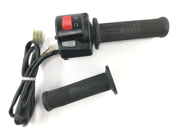 Husqvarna 701 Svartpilen [2019] - Handlebar switch right with throttle grip and rubber grips