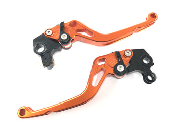 KTM Duke 690 A3 [2012] - Probrake lever set brake lever clutch lever adjustable orange aluminum with ABE