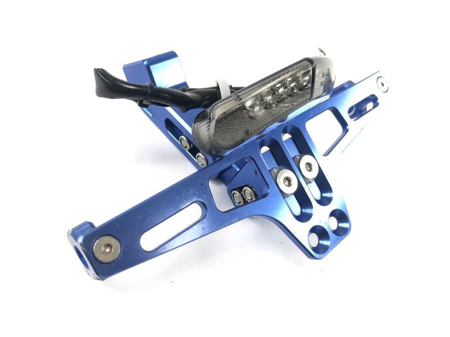 Yamaha WR 125 R DE07 [2009] - Kennzeichenhalter Heckträger mit LED Rücklicht