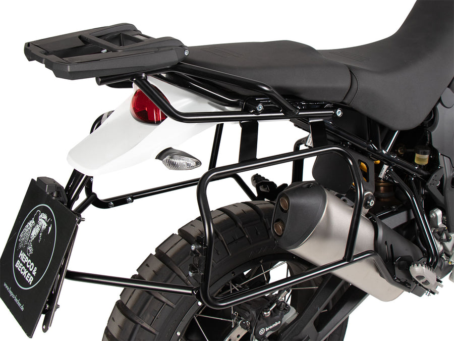 Ducati DesertX Rally [2024-2026] - Kofferträgerset Cutout schwarz inkl. Xplorer Cutout schwarz Kofferset