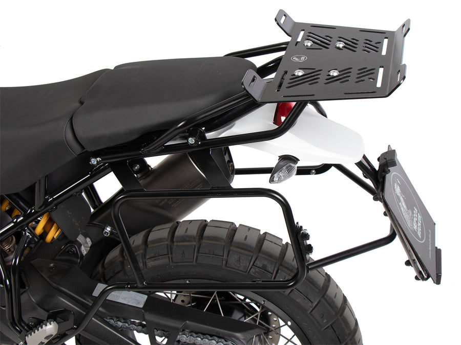 Ducati DesertX Rally [2024-2026] - Kofferträgerset Cutout schwarz inkl. Xplorer Cutout schwarz Kofferset