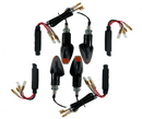 4 LED indicators black resistors [E-mark] - Kawasaki Z 125 650 900 H2 RS-1
