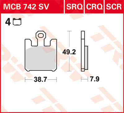 Scheibenbremsbeläge