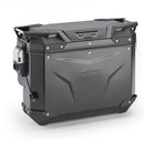 Trekker Outback EVO 33 Monokey aluminum side case - black, offset to the side, right, SMART SEC LOCK