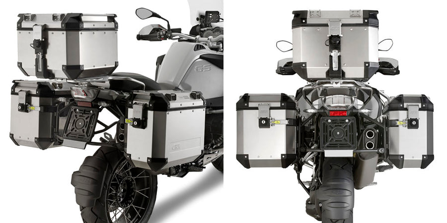 BMW R 1200 GS Adventure [GIVI] - Stahlrohr-Seitenkofferträger für Trekker Outback MONOKEY® CAM-SIDE Koffer Durchmesser