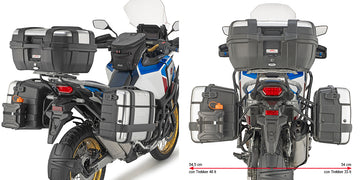 Honda CRF 1100 L Africa Twin [GIVI] - Side case carrier PL ONE-FIT for the configuration of MONOKEY® side cases