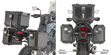 Kawasaki KLE 500 SE [2026] – Stahlrohr-Seitenkofferträger PL ONE-FIT Cam-Side