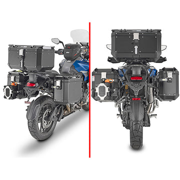 Triumph Tiger 1200 Rally Explorer [GIVI] - Stahlrohr-Seitenkofferträger PL ONE-FIT für die Trekker Outback MONOKEY®