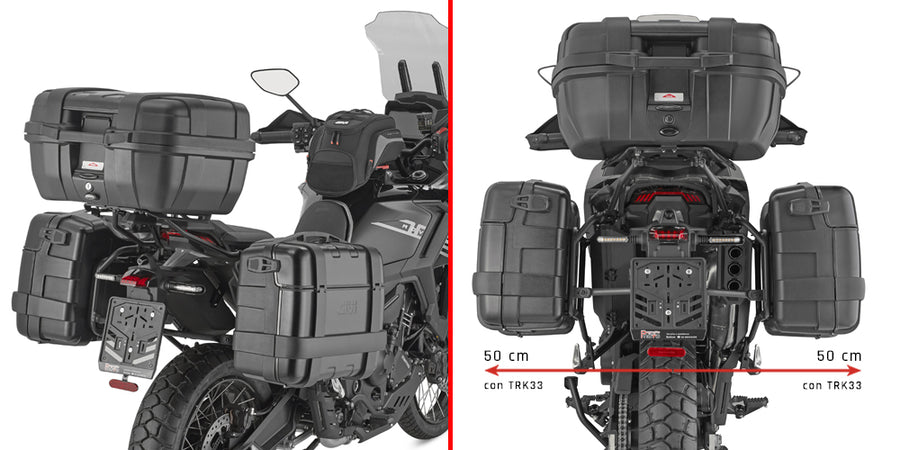 Zontes F 703 [GIVI] - Seitenkofferträger PL ONE-FIT für die Konfiguration von MONOKEY® Seitenkoffern oder Taschen