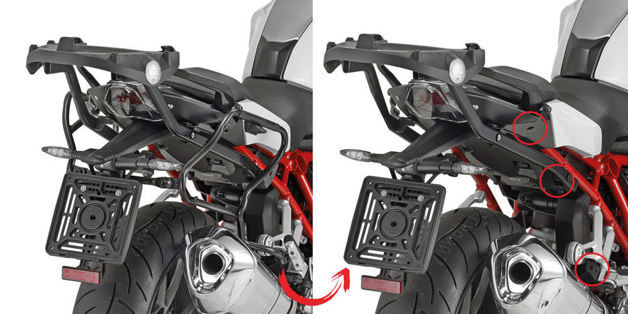 BMW R 1200 R [GIVI] - Seitenkoffer-Träger abnehmbar für V35