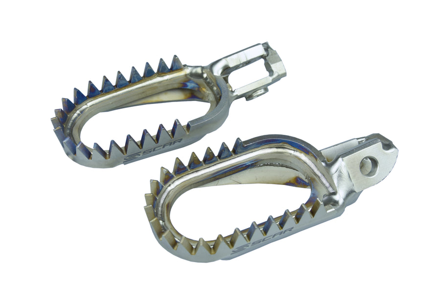 KTM 150 EXC [2024-2025] - Titanium footpegs anti-mud