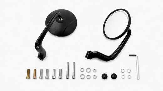 Handlebar end mirrors 2 pieces [E-mark] - Yamaha XT 125 250 350 500 600 660