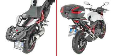 Honda CB 750 Hornet E-Clutch [2026] - top case carrier for Monokey/Monolock, with M5 plate