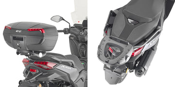 Yamaha X-Max 125 [GIVI] - Topcase Träger für MONOKEY® oder MONOLOCK® Koffer zu montieren mit der MONOKEY® Platte M5