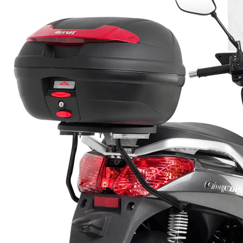 SYM Citycom 300 [GIVI] - Top case carrier for MONOLOCK® case paneling must be drilled