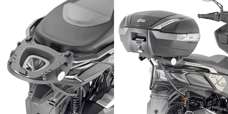 Kymco DTX 360 125-300-350 [GIVI] - Topcase Träger für MONOKEY® oder MONOLOCK® Koffer zu montieren mit der MONOKEY®
