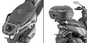 SYM ADX 300 [GIVI] - Top case carrier for MONOKEY® or MONOLOCK® cases to be mounted with the MONOKEY® plate M5