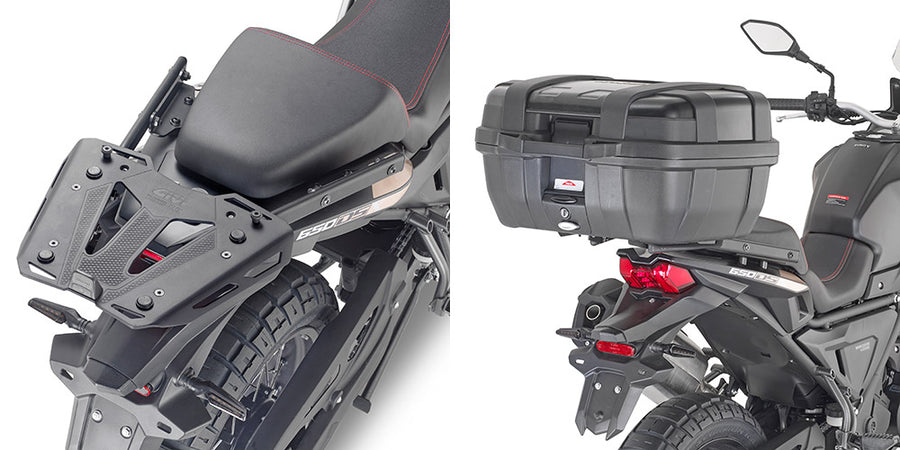 VOGE Valico 650 DS [GIVI] - Topcase Träger für MONOKEY® oder MONOLOCK® Koffer zu montieren mit der MONOKEY® Platte M5