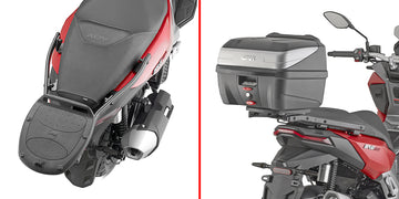 VOGE SR2 ADV 175 [GIVI] - Topcase Träger für MONOLOCK® Koffer benutzen Sie die im Koffer mitgelieferte MONOLOCK® Platte