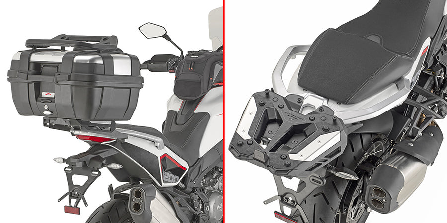 Moto Morini X-Cape 1200 [GIVI] - Top case carrier for MONOKEY® or MONOLOCK® cases to be mounted with the MONOKEY® plate