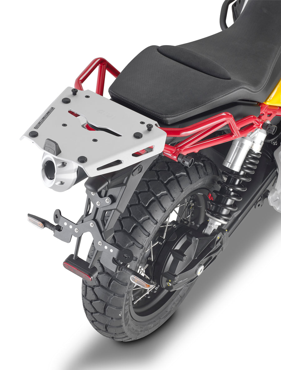 Moto Guzzi V85 TT [2019-2023] - Aluminum carrier for Monokey case, anodized, max