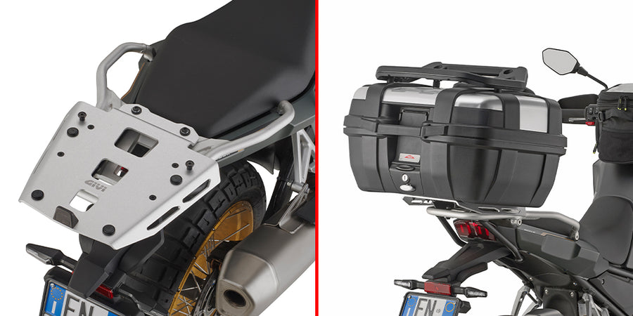 Kove X Pro 800 [GIVI] - Träger aus eloxiertem Aluminium für MONOKEY® Koffer Montage der Bremslichter und/oder der