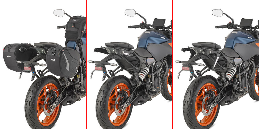 KTM Duke 390 [GIVI] - Paar spezifischer einziehbarer Stealth Halterungen aus mit Glasfaser verstärktem Technopolymer mit