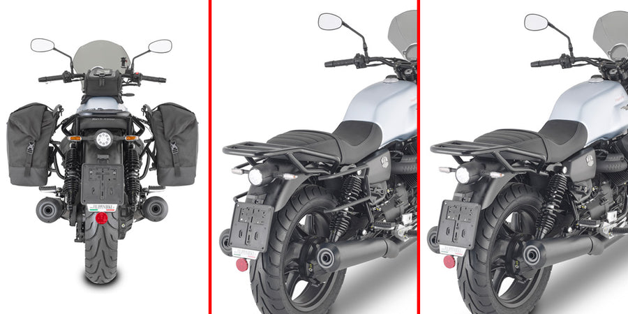 Moto Guzzi V7 850 Stone / Special [GIVI] - Abstandshalter für REMOVE-X abnehmbar für Satteltaschen nicht kompatibel mit