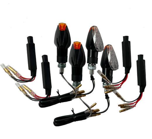 4 LED Indicator Clear Resistors [E-Mark] - Ducati Hypermotard 796 821 939 950 1100