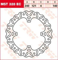 Red Moto CRF 450 RX Supermoto [2017-2018, 2020] - Wave® Bremsscheibe – Bild 8