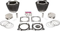 Harley-Davidson FLHTCUTG 1868 Tri Glide Ultra 114 [2025] - 132" Hochverdichtungs- / 136" Big Bore Kit – Oberfläche: Schwarz, Nicht hervorgehobene Kühlrippen – Merkmal: 0,00 cm³ Kuppelvolumen – Bild 5