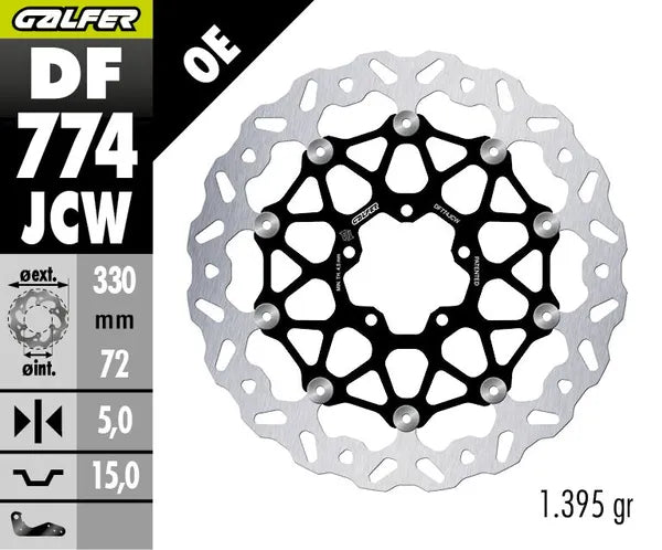 Ducati PANIGALE V4 1100 SP2 [2022-2023] - BREMSSCHEIBE FLOATECH WAVE – Bild 4