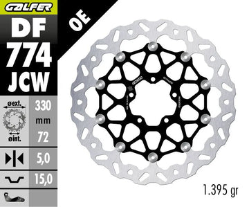 Ducati 1100 Panigale V 4 [2025-2026] - BRAKE DISC FLOATECH WAVE – picture 2