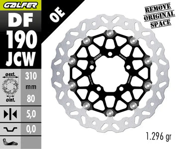 Kawasaki ZG 1400 CBS Concours Xiv [2020-2021] - BRAKE DISC FLOATECH WAVE - Picture 2