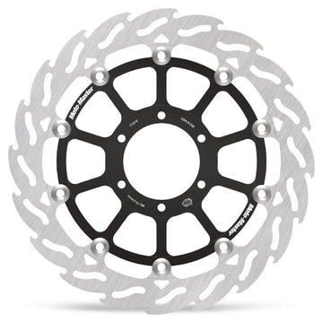 BMW S 1000 R [2025-2026] - FLAME floating aluminum brake disc - surface: black, silver - item no. 113212 – Image 1