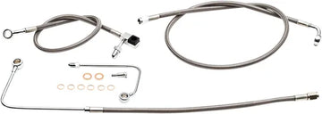 Harley Davidson FLS [LA CHOPPERS] – Stainless Steel Brake Line Set