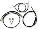 Harley Davidson Fxsb [LA CHOPPERS] - Standard Black Vinyl Handlebar Cable/Brake Line Kit