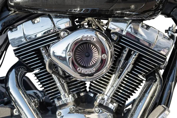 Harley-Davidson FXDBA 1584 Dyna Street Bob Limited [2013] - Air Stinger Stealth Luftfiltersatz – Oberfläche: Silber – Bild 7