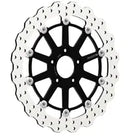 Harley-Davidson XL 883 C Sportster Custom [2010] - Floating Wave Brake Disc - Surface: Red, Silver, Stainless Steel - Image 3