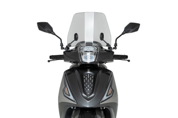 Piaggio Beverly 300 [2011-2021] - PUIG Trafic Tinted Scooter Windshield - 0