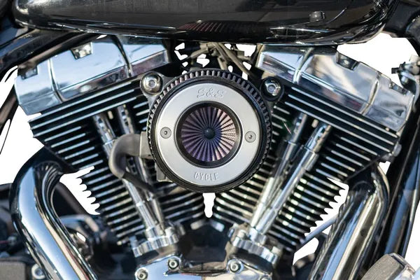 Harley-Davidson FLSTNSE 1800 Softail Deluxe CVO [2014-2015] - Air Stinger Stealth Luftfiltersatz – Oberfläche: Schwarz, Verchromt – Bild 10