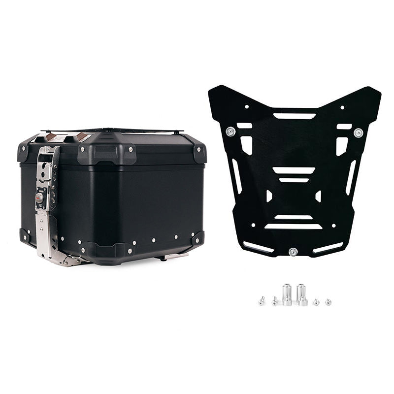 BMW R 1300 GS Adventure [2024–2026] - Atlas 44L Universal-Alu-Topcase + Atlas Black Topcase-Platte für Orig.-Gepäckträger der BMW R1300GS ADV