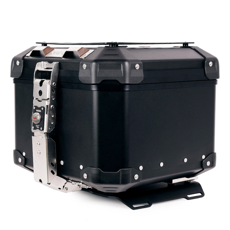 BMW F 450 GS [2026-] - Atlas 44L Universal-Aluminium-Topcase + Atlas Top Case Platte für Gepäckablage
