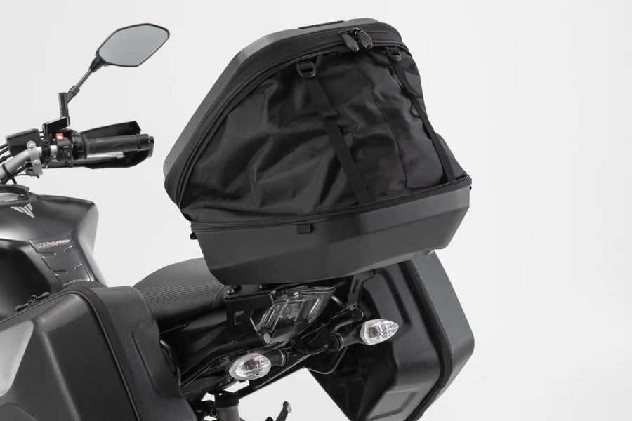 aprilia shiver 900 [SW-MOTECH] – Urban ABS top case tension strap variant with base insert