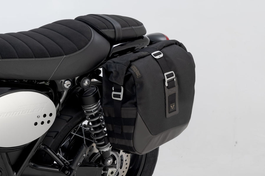 Triumph Street Twin 900 [2018] - Legend Gear LC2 side bag system Brown Edition left – picture 4